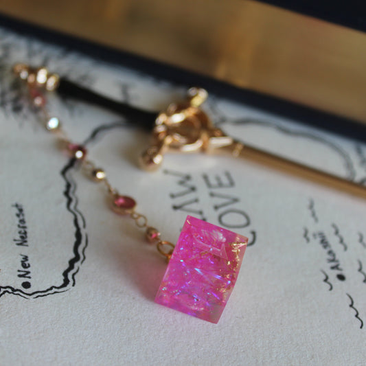 The Power of Pink Hair Sword with Dice