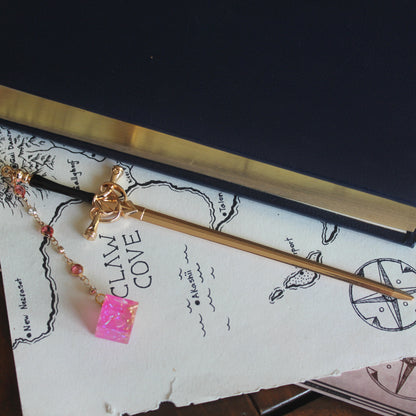 The Power of Pink Hair Sword with Dice