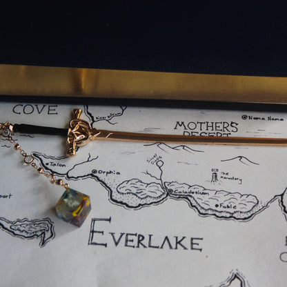 Flowers from Our Garden Hair Sword with Dice