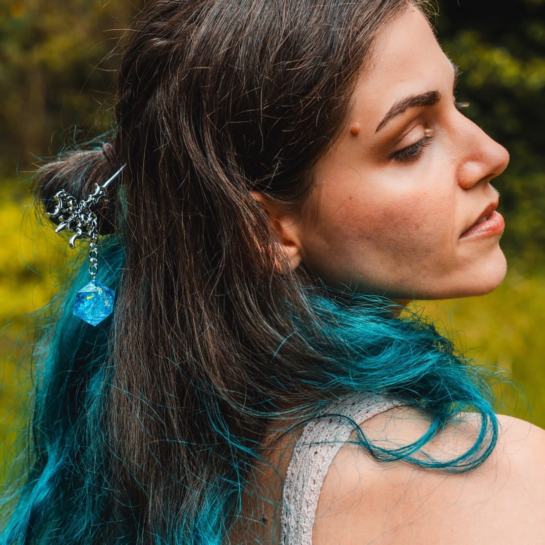 Prize of the Seas Hair Trident with Dice