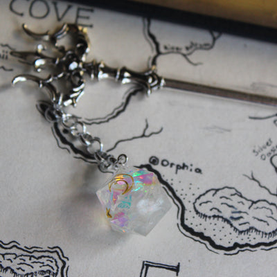 Gold Moon & Stars Hair Trident with Dice