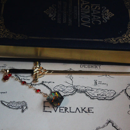Vampire of the Woods Hair Sword with Dice