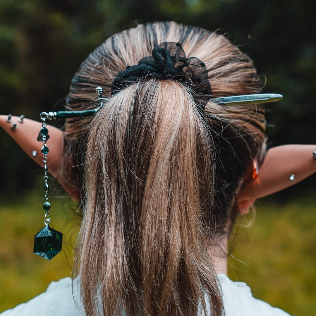 The Wild Woods Hair Sword with Dice
