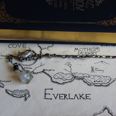 Witches' Moon Hair Stick with Dice