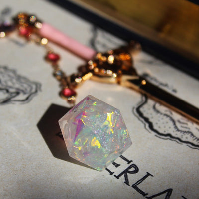 Elven Blushblade Hair Sword with Dice