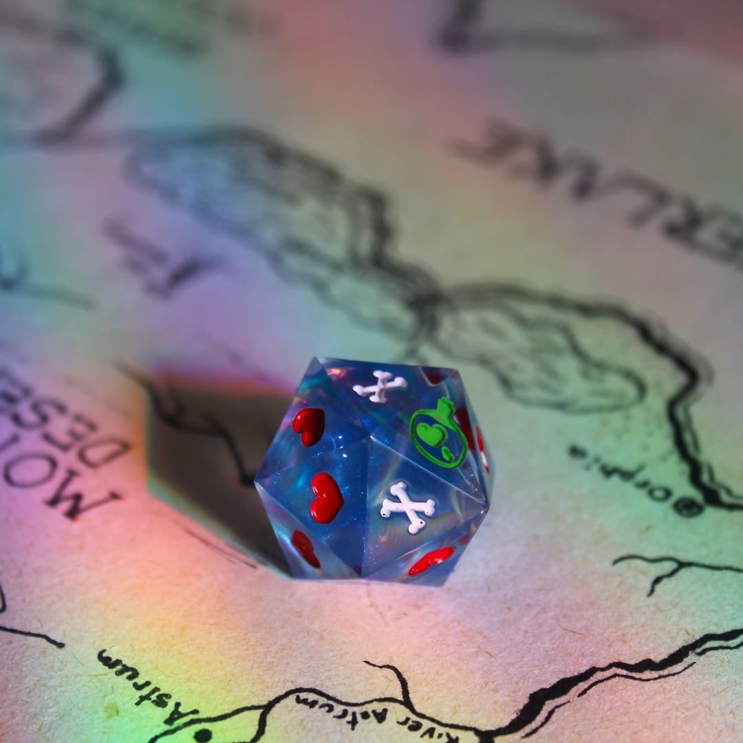 Whisper of Life Death Save Dice - D20