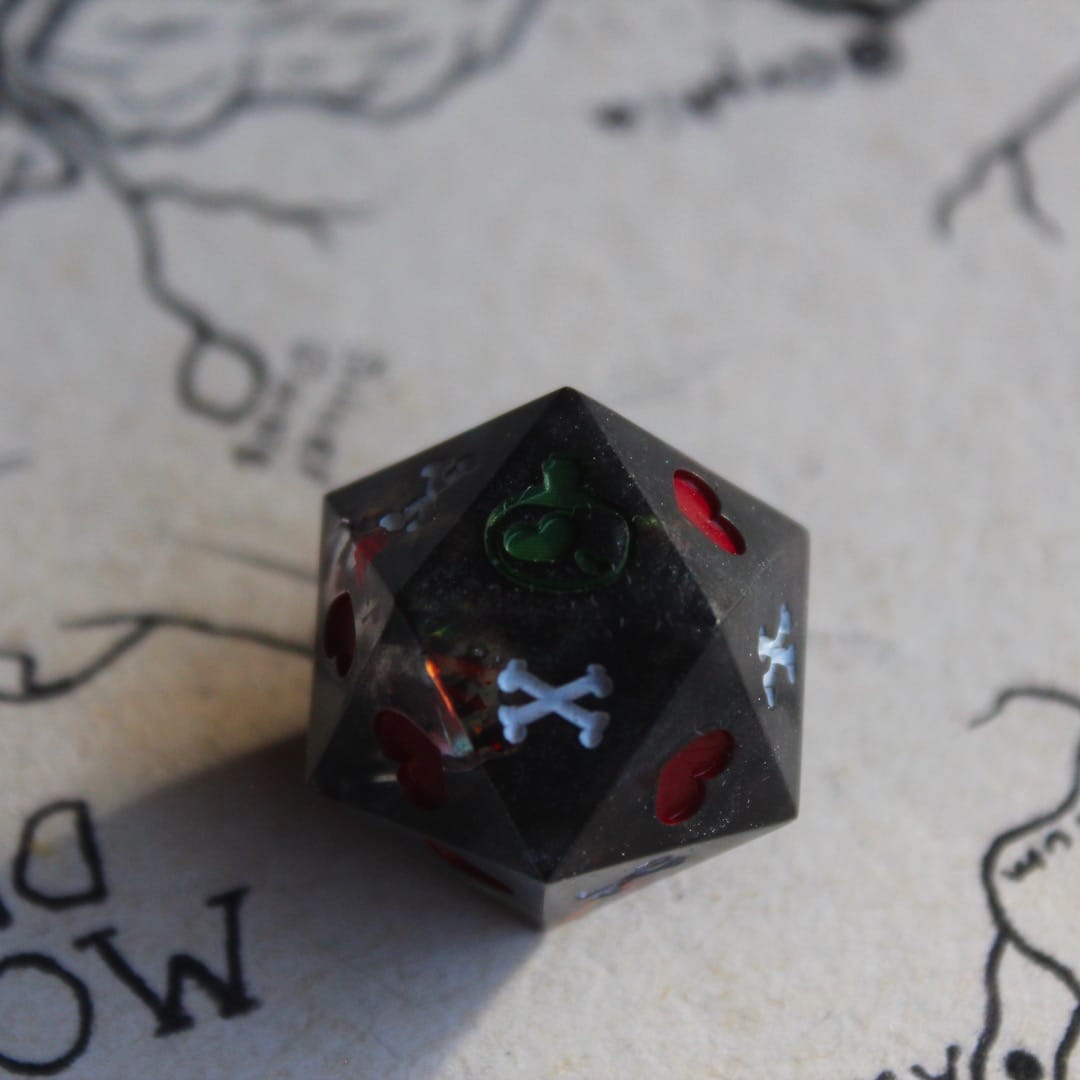 Underworlds' Dog Death Save Dice - D20