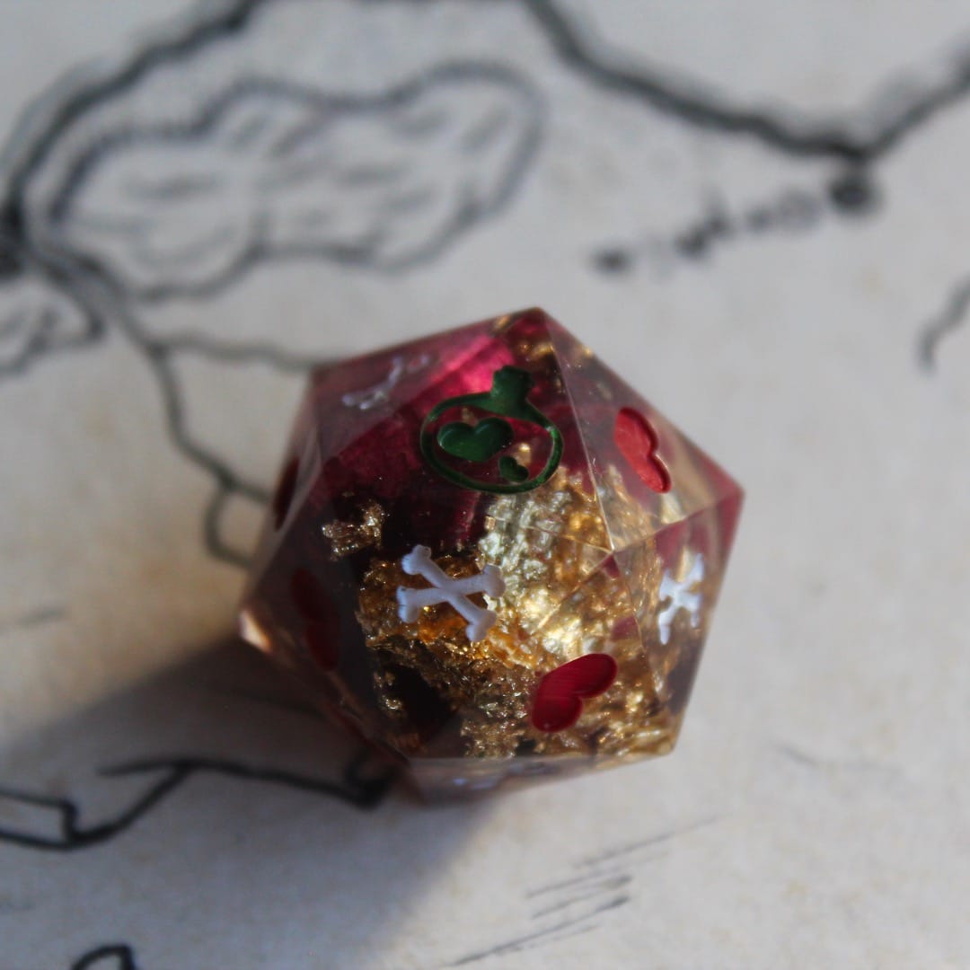 Hellbound Death Save Dice - D20