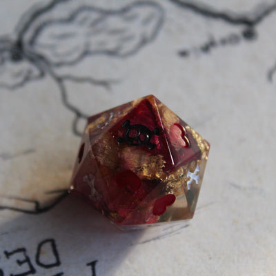 Hellbound Death Save Dice - D20