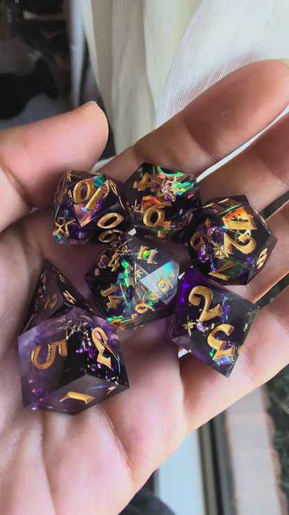 Gods of the Galaxy 7-Piece Polyhedral Dice Set