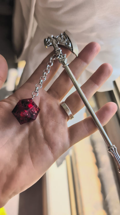 Blade of Embers Hair Axe with Dice