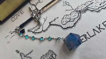 Sapphire of the Golden Galaxy Hair Sword with Dice