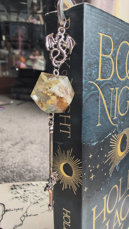 Snotling's Garden Sword Bookmark with Dice