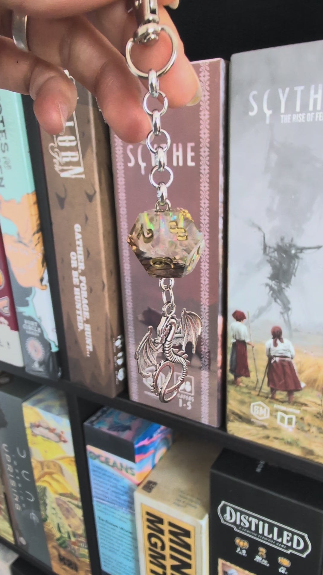 Vesperia Keychain with Dice
