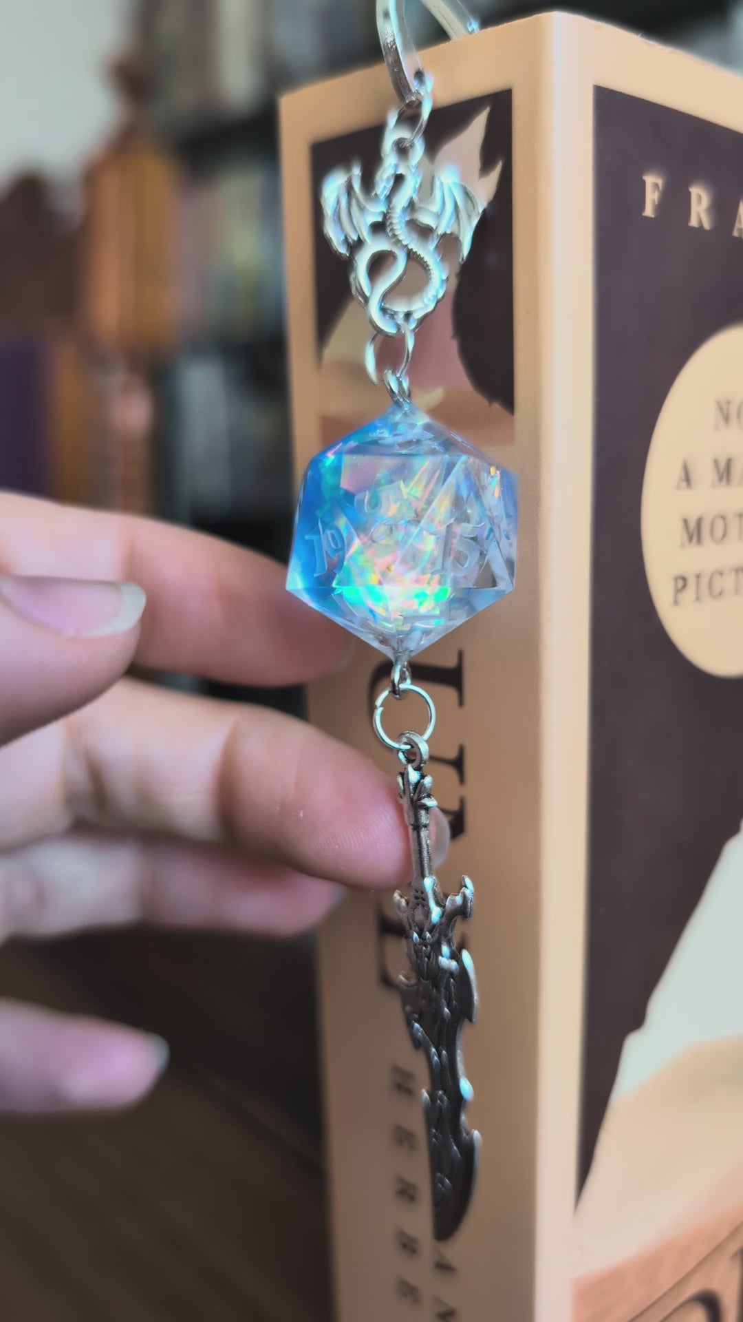 Bastian Bookmark with Dice