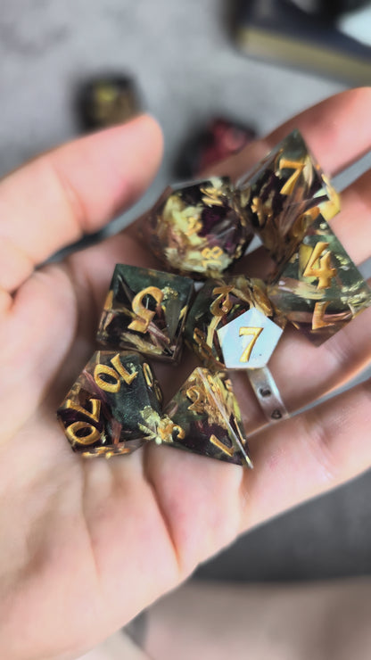 Dried Floral Dice Set