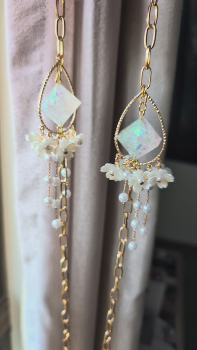 Whispering Fairies Glasses Chain with Dice