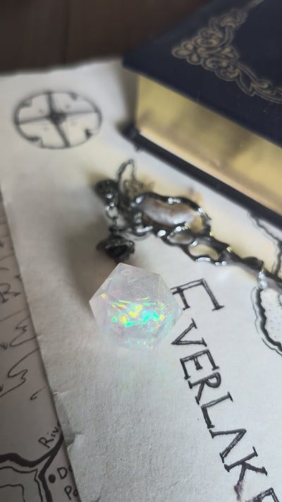 Moon Sparkles in the Sky Hair Stick with Dice