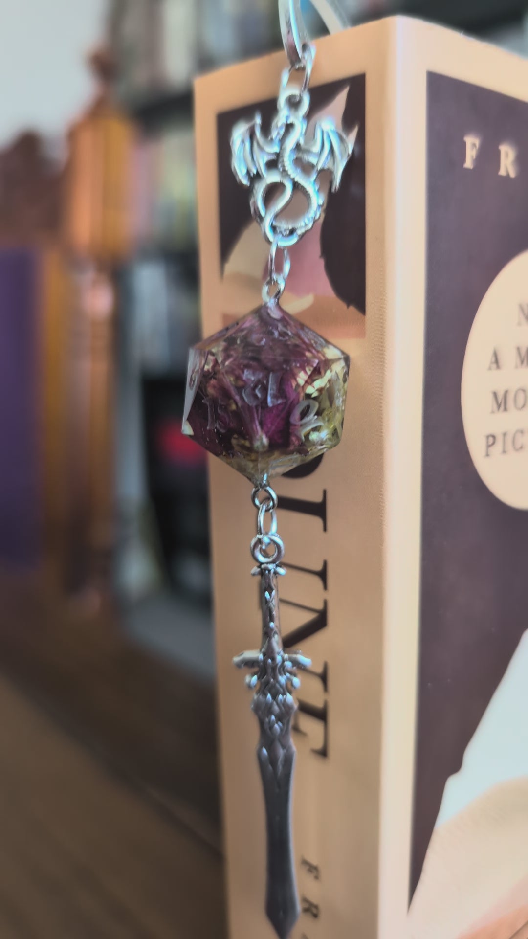 Aestra Bookmark with Dice