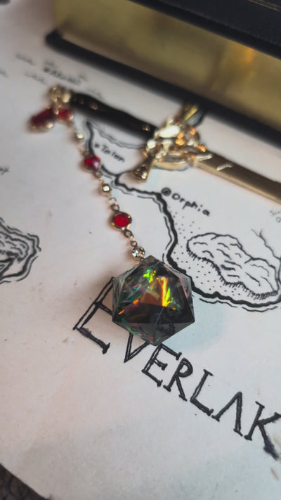 Vampire of the Woods Hair Sword with Dice