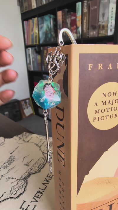 Fenriel Bookmark with Dice