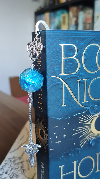 Ulysses Butterfly Metal Bookmark with Dice