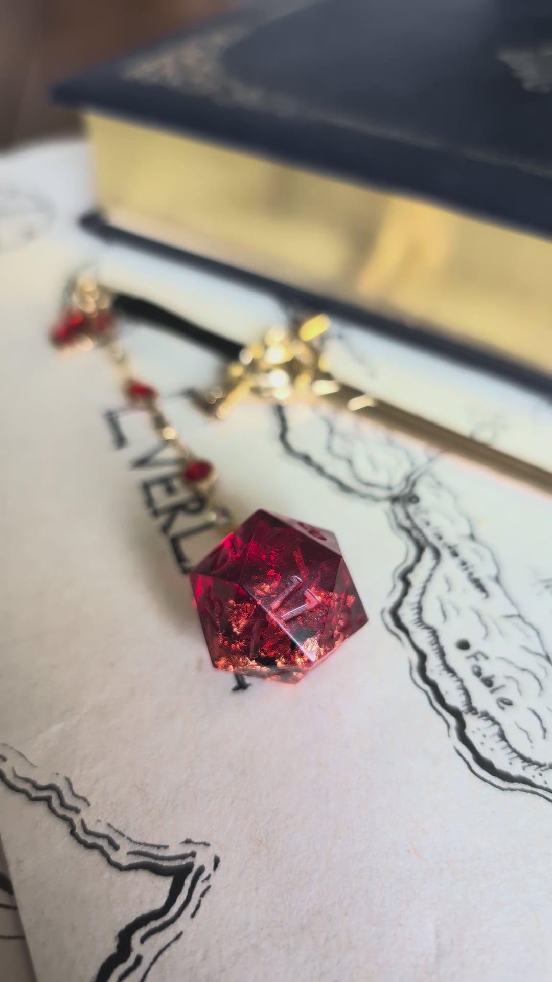 Vampire of the Woods Hair Sword with Dice