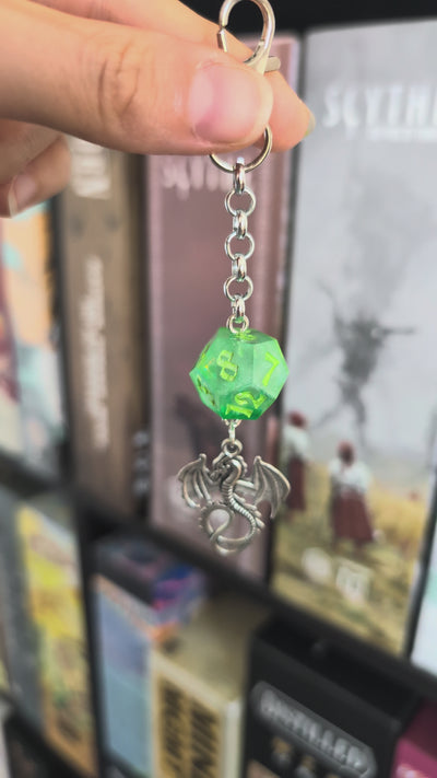 Lyra Keychain with Dice