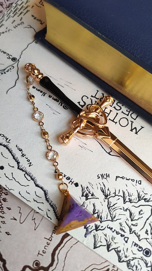 Pixie Dust on the Exploding Sand Dunes Hair Sword with Dice