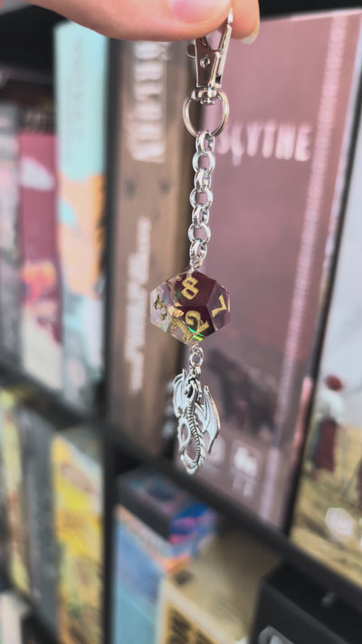 Morvath Keychain with Dice