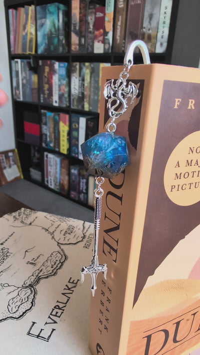Zevran Bookmark with Dice