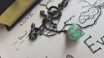 The Wizard's Green Hair Sword with Dice
