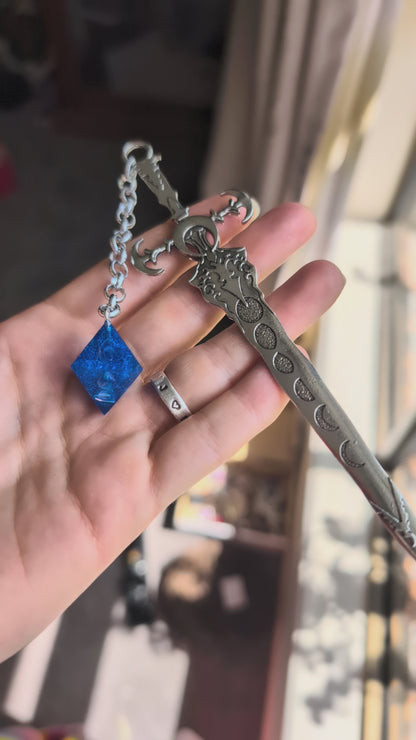 Gem of the Moon Hair Sword with Dice