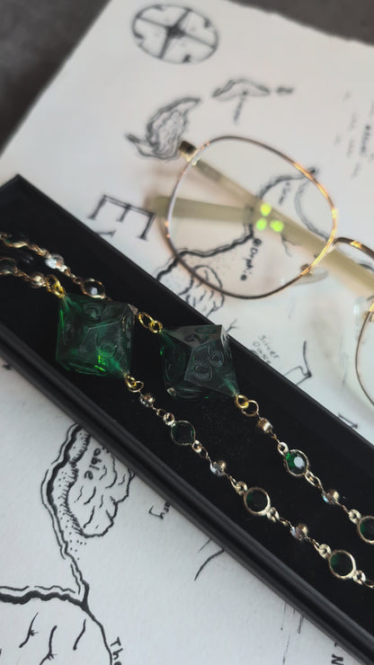 Plant Mum of Many Glasses Chain with Dice