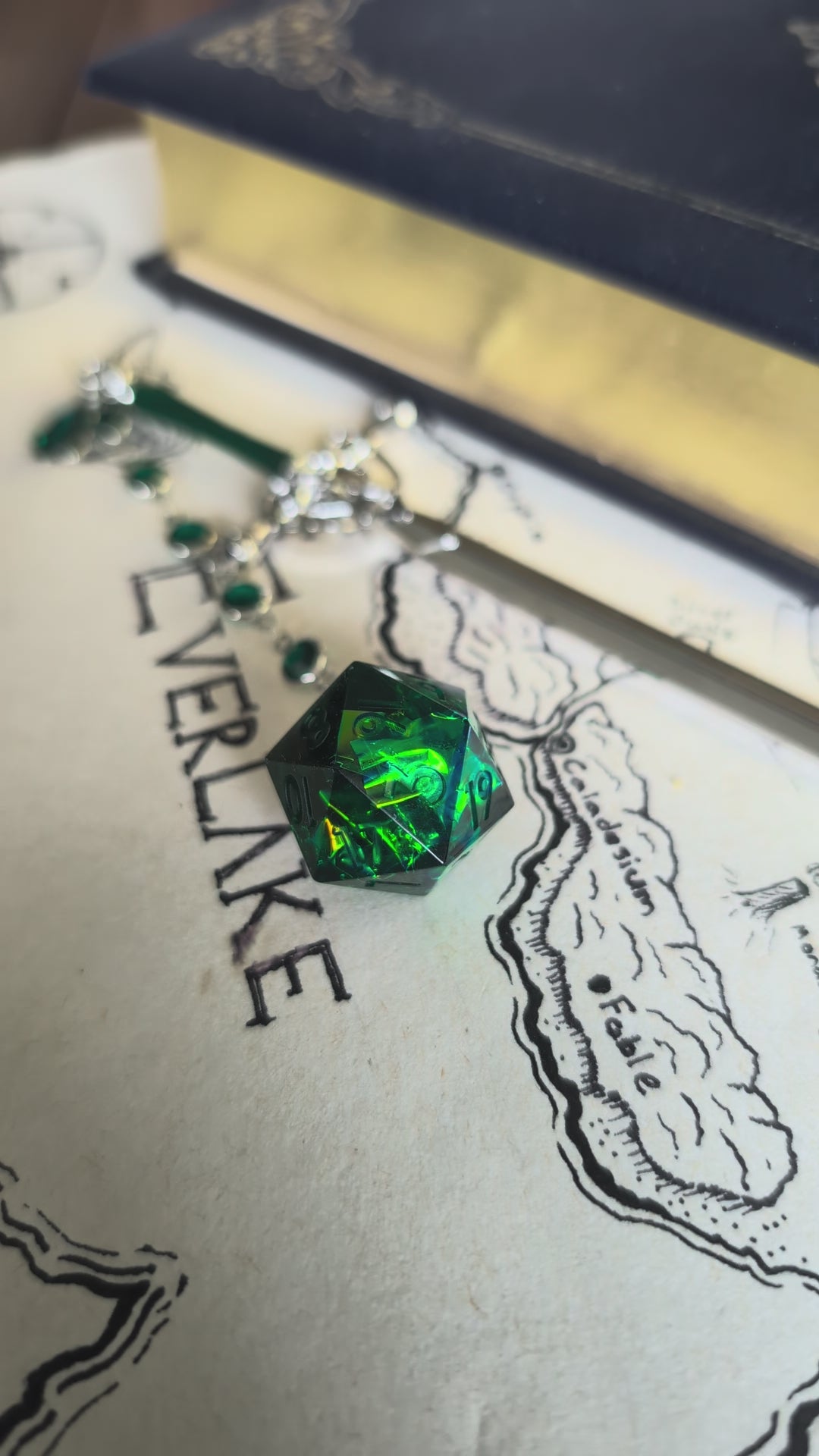 The Wild Woods Hair Sword with Dice
