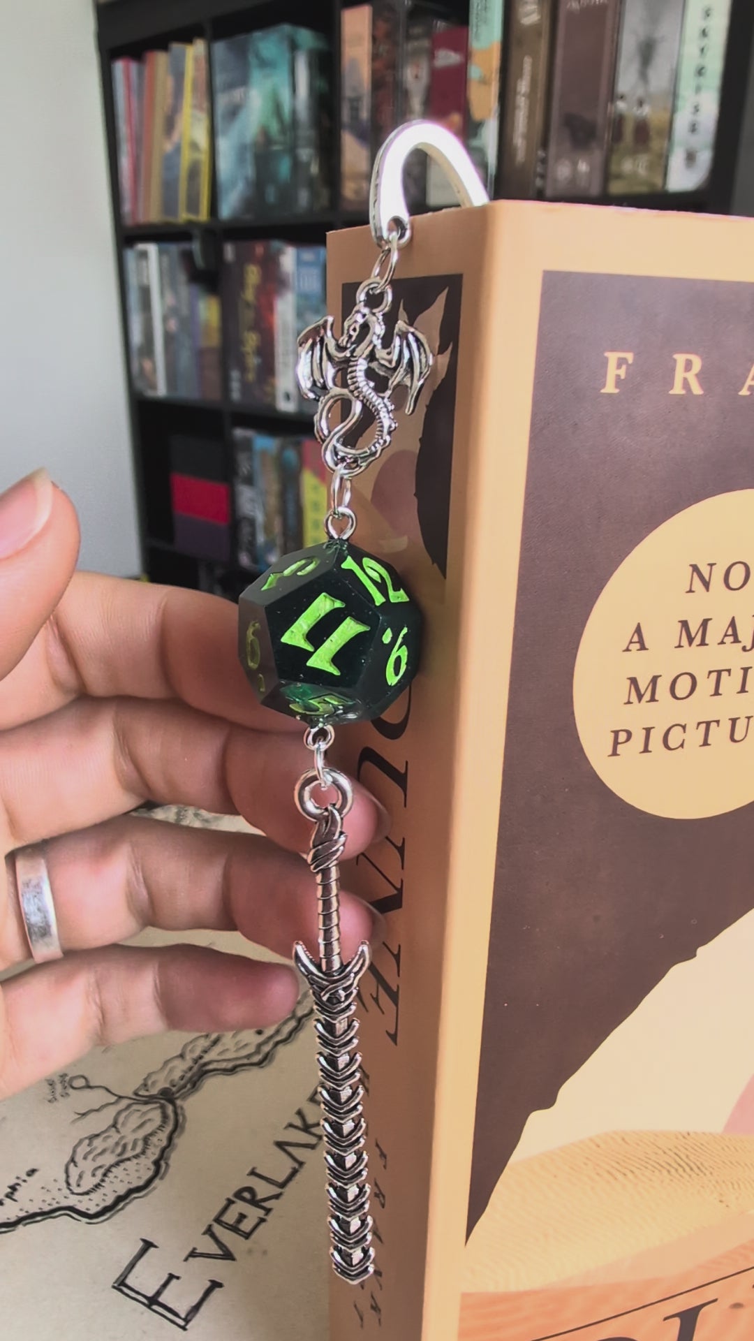 Thorin Bookmark with Dice