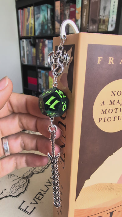Thorin Bookmark with Dice