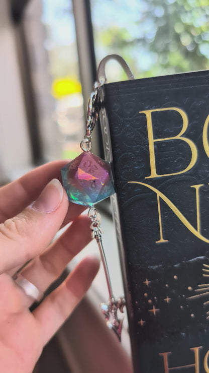 Lollypop Metal Bookmark with Dice