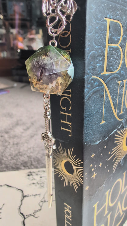 Cyclop's Sword Bookmark with Dice