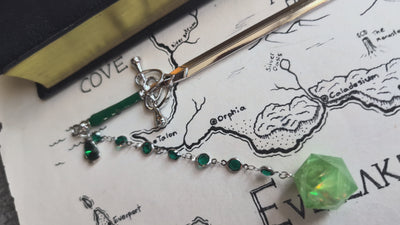 Goblin's Green Potion Hair Sword with Dice