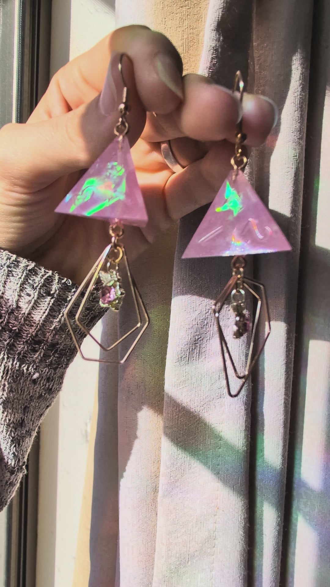 Dragon's Earrings with Dice