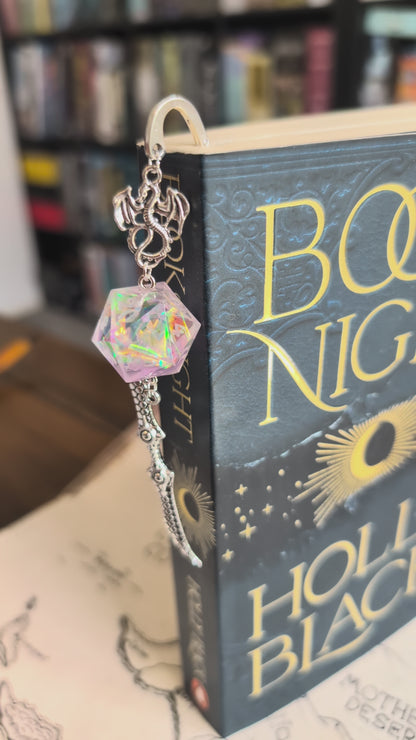 Daylight Dawn Metal Bookmark with Dice