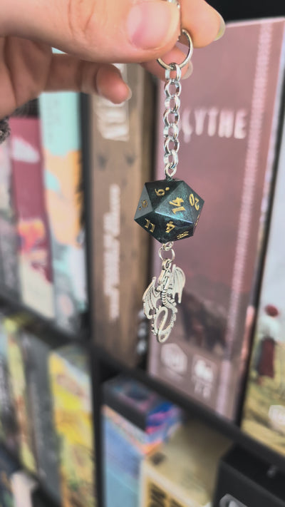 Rowan Keychain with Dice