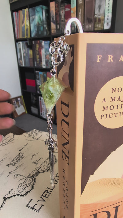Aldric Bookmark with Dice
