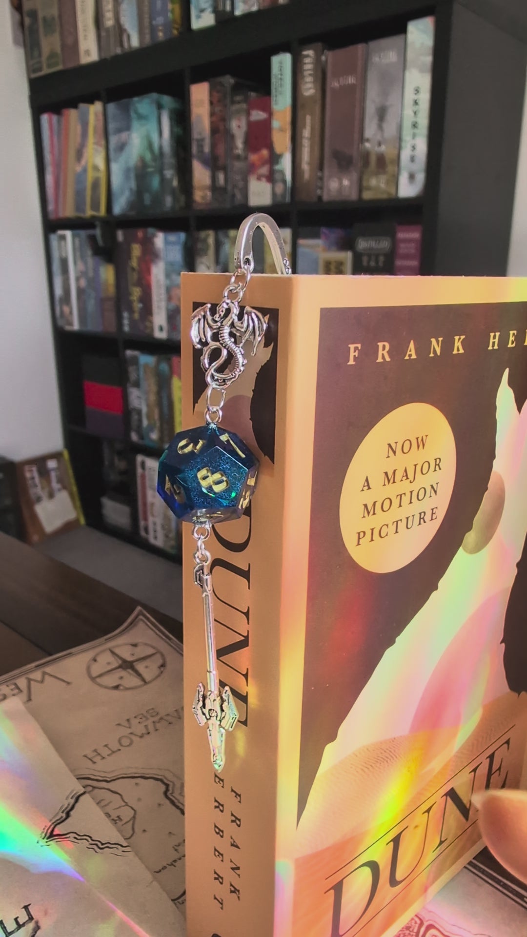 Vondarr Bookmark with Dice