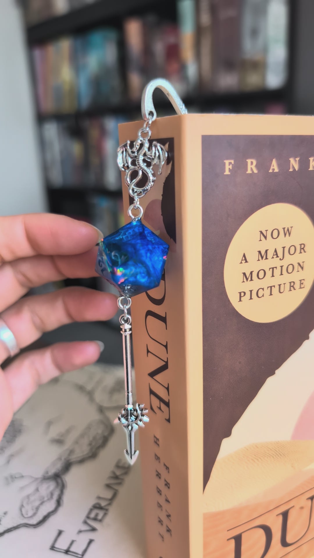 Illian Bookmark with Dice