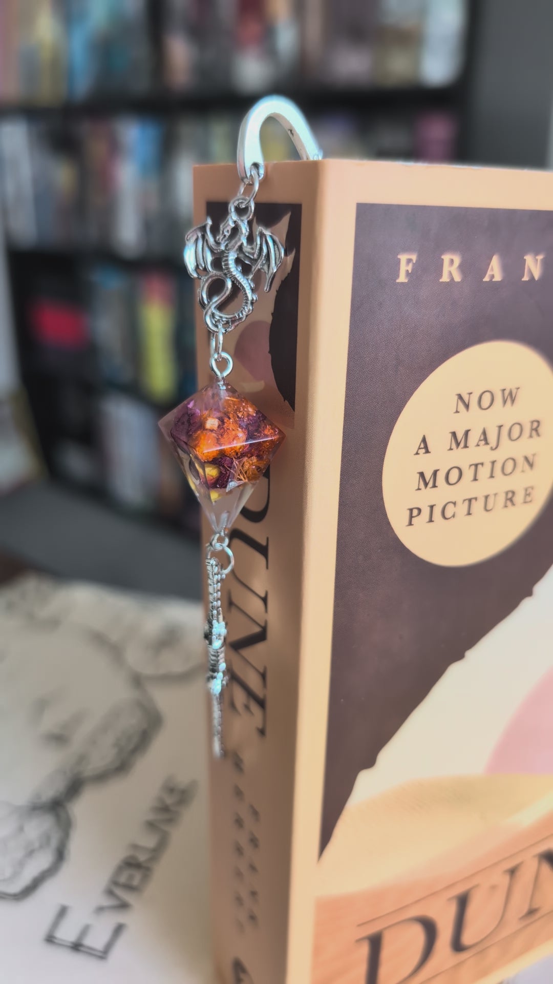 Aerendir Bookmark with Dice