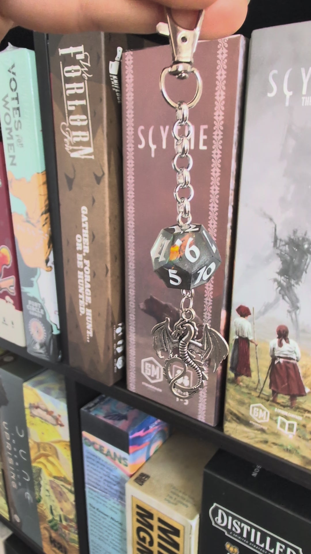Mirelle Keychain with Dice