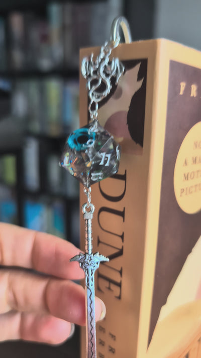 Crowduric Bookmark with Dice