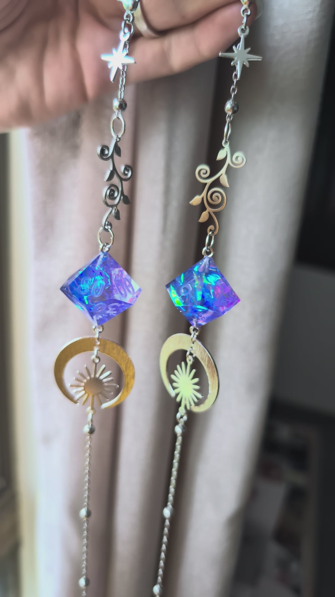 Merman’s Trinket Glasses Chain with Dice